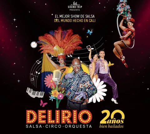 Cartel de Delirio 20 años