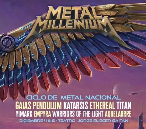 Cartel de Metal millennium : ciclo de metal nacional