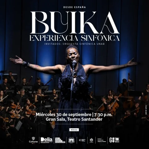 Cartel de Buika experiencia sinfónica