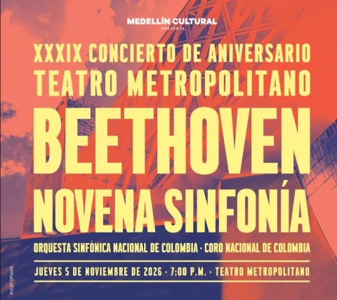 Cartel de Xxxix concierto de aniversario teatro metropolitano