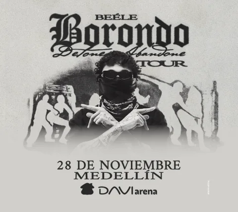 Cartel de Beéle | borondo tour 2026 - Medellín