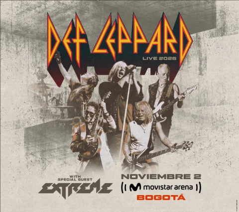 Cartel de Def leppard | live 2026