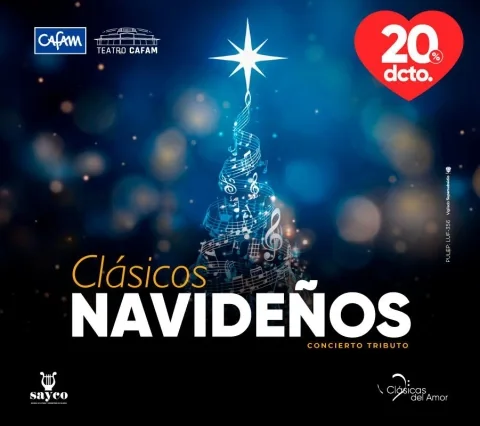 Cartel de Clásicos navideños