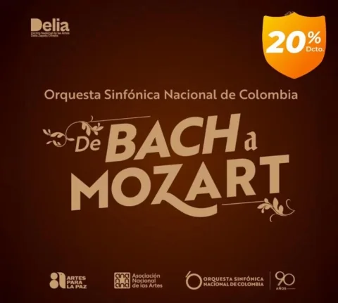 Cartel de Bach a Mozart No. 4 Hummel y Mozart: trompeta,