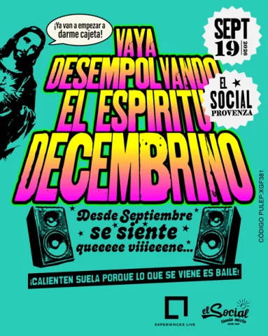 Cartel de Simulacro decembrino