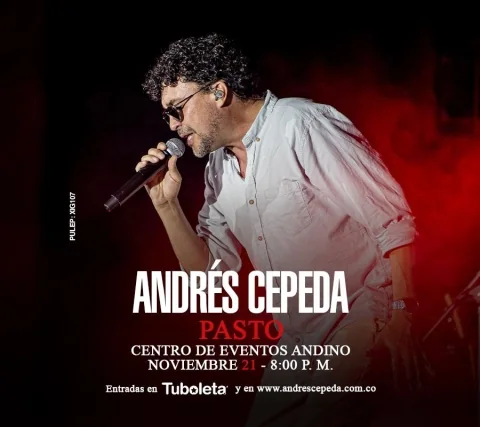 Cartel de Andres cepeda Pasto
