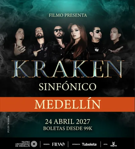 Cartel de Kraken sinfónico - Medellín