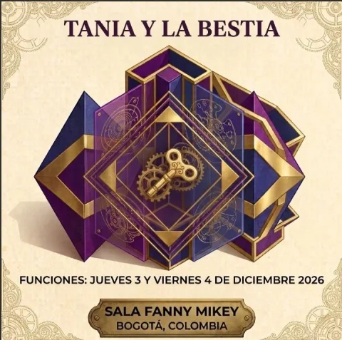 Cartel de Tania y la Bestia