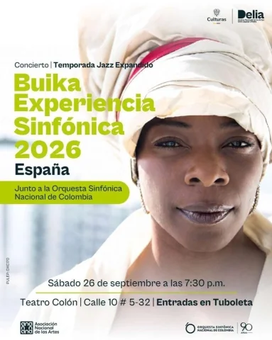 Cartel de Buika Experiencia Sinfónica