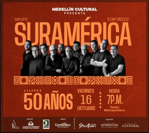 Cartel de Grupo suramérica sinfónico: 50 años