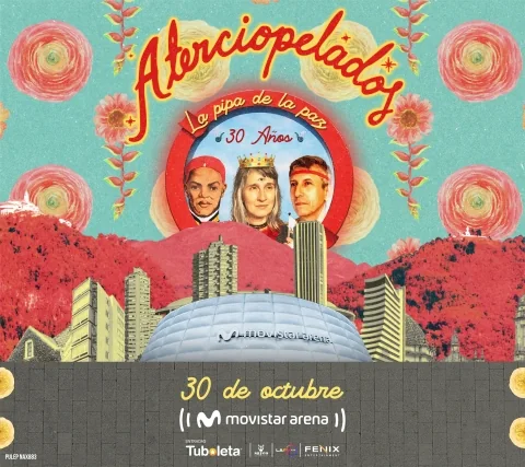 Cartel de Aterciopelados | la pipa de la paz