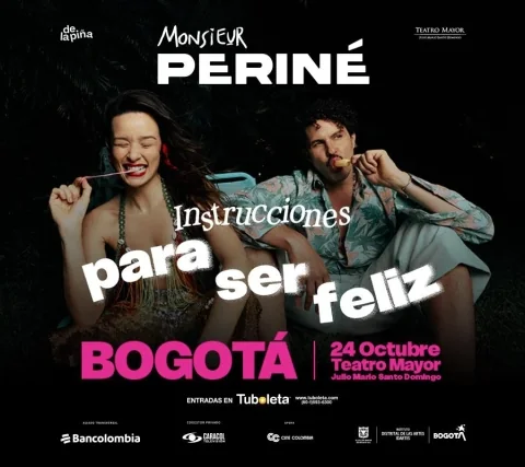Cartel de Instrucciones Para Ser Feliz Tour