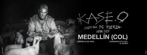 Cartel de KASE.O - Camisa de Fuerza TOUR LATAM
