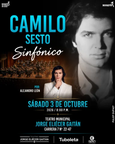 Cartel de Camilo sesto sinfónico
