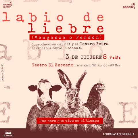 Cartel de Labio de Liebre (Teatro Petra)