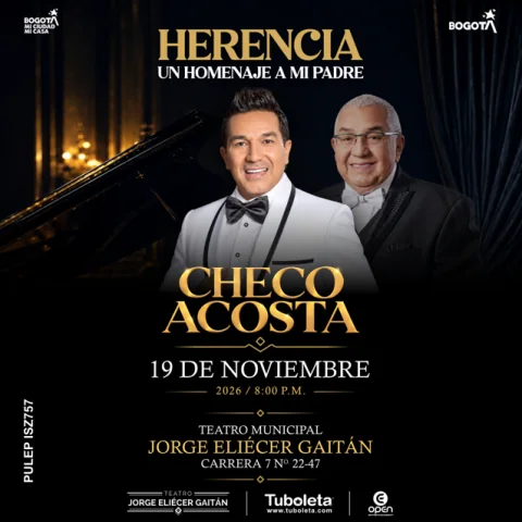 Cartel de Homenaje a mi padre - Checo Acosta