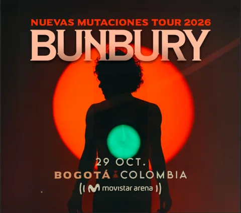 Cartel de Bunbury | nuevas mutaciones tour 2026