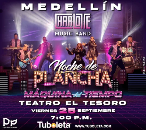 Cartel de Noche de plancha - maquina del tiempo