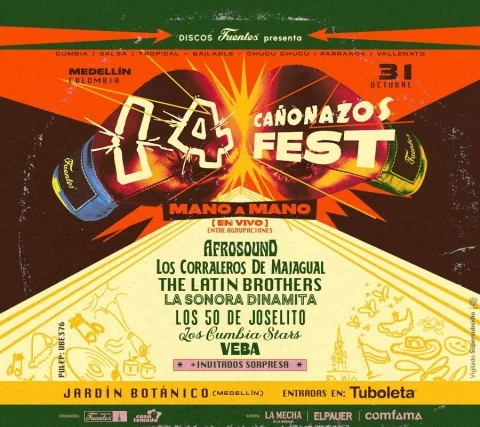 Cartel de 14 Cañonazos fest