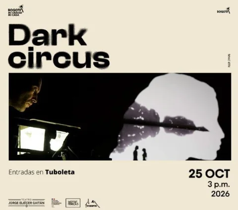 Cartel de "Dark Circus Stereoptik"