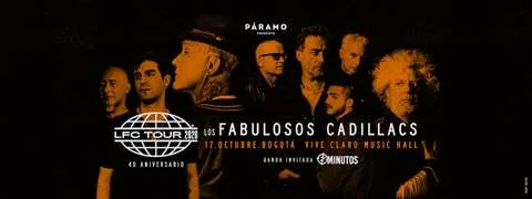 Cartel de Los Fabulosos Cadillacs - 40 Aniversario