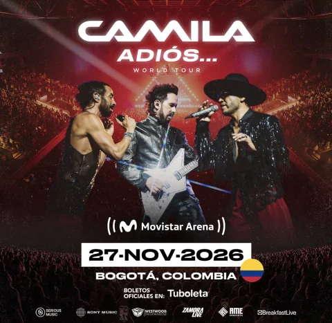 Cartel de Camila | adiós... world tour