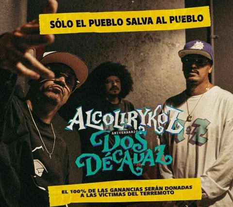 Cartel de Alcolyrikoz | aniversario dos décadaz