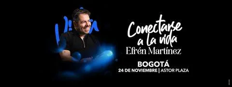 Cartel de Efrén Martínez - Conectarse a la Vida