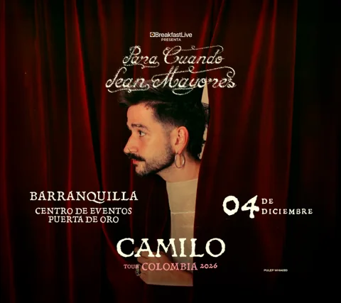 Cartel de Camilo | tour 2026 - Barranquilla