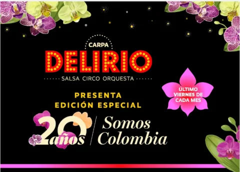 Cartel de Carpa delirio - 2026