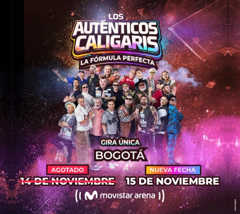 Cartel de Los autenticos caligaris | la fórmula perfecta - segunda fecha