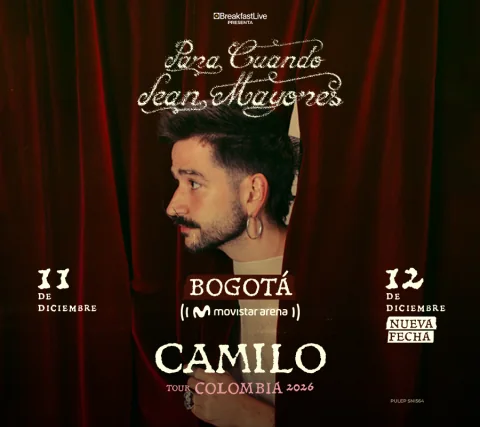 Cartel de Camilo | tour 2026 - segunda fecha