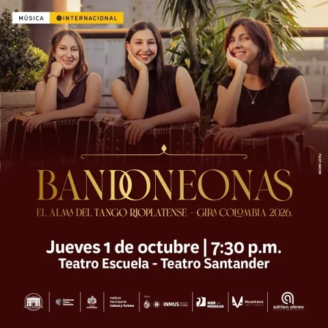Cartel de BANDONEONAS El alma del Tango Rioplatense