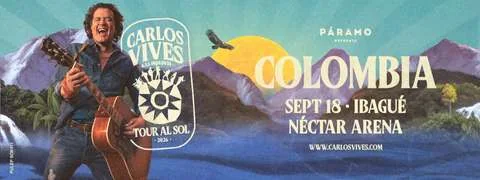 Cartel de Carlos Vives | Ibague