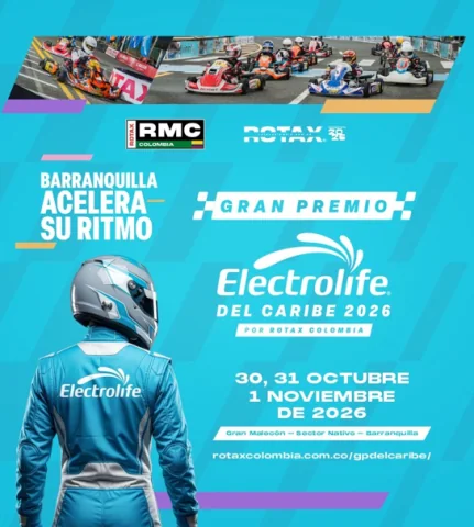 Cartel de Gran premio electrolife del caribe 2026
