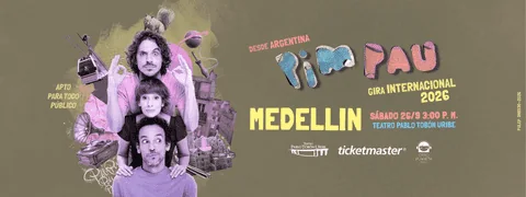 Cartel de Pim Pau - Gira Internacional 2026