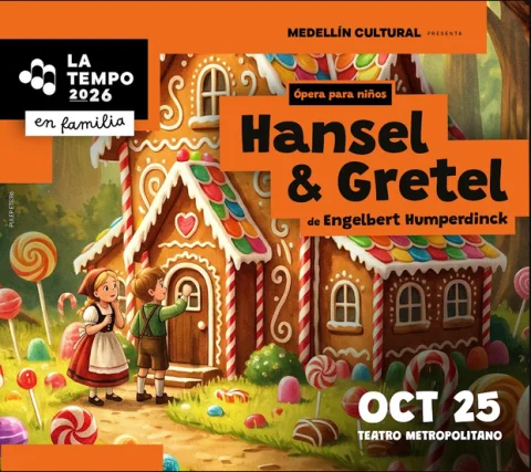 Cartel de Hansel y Gretel: Ópera para niños