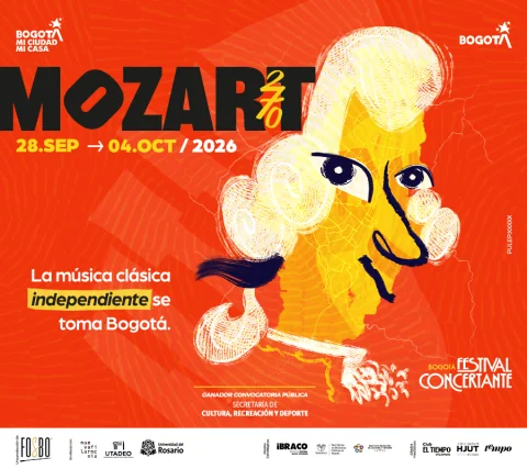 Cartel de Festival Bogotá Concertante 2026