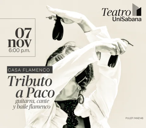 Cartel de "Tributo a paco"