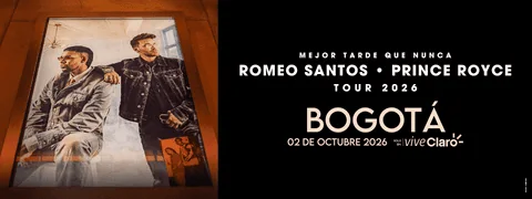Cartel de Mejor tarde que nunca - Romeo Santos & Prince Royce