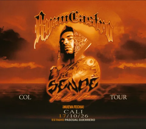 Cartel de Ryan castro sendé world tour | Cali