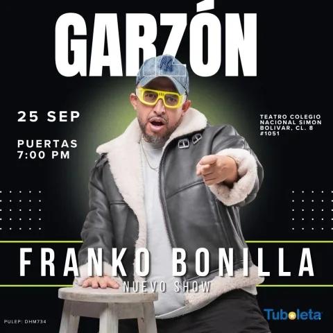 Cartel de Contacto zero - franko bonilla (garzón)