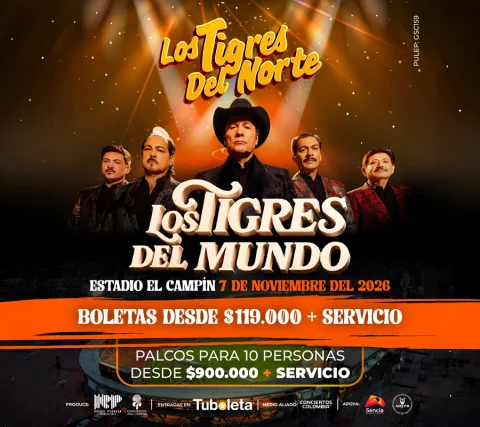 Cartel de Los tigres del norte | los tigres del mundo 2026