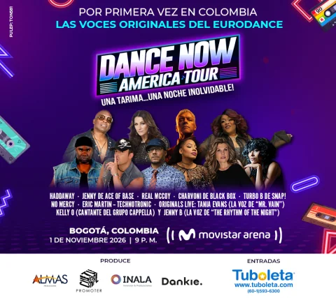 Cartel de Dance now | america tour
