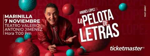 Cartel de La Pelota de Letras