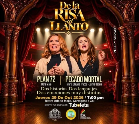 Cartel de De la risa al llanto