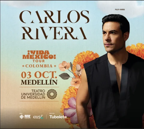 Cartel de Carlos rivera Medellín