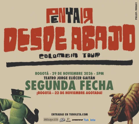 Cartel de Penyair | desde abajo tour - Bogotá - segunda fecha
