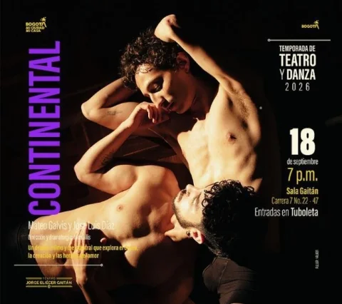 Cartel de " Temporada de teatro y danza: C O N T I N E N T A L "