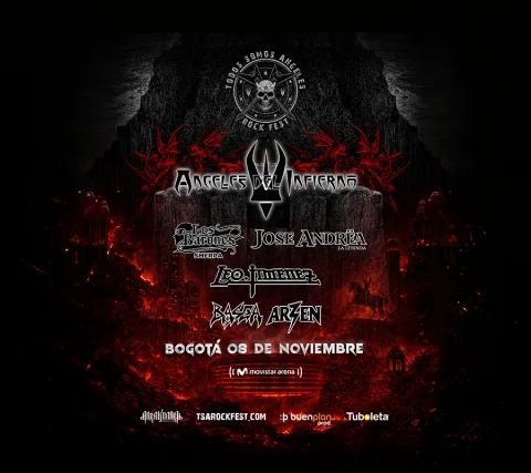 Cartel de Todos somos angeles rock fest